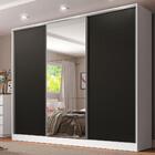 Guarda Roupa Casal 100% Mdf Madesa Royale 3 Portas De Correr