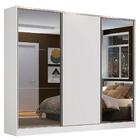 Guarda Roupa Casal 100% Mdf Madesa Zurique 3 Portas De Correr