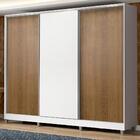 Guarda Roupa Casal 100% Mdf Madesa Zurique 3 Portas De Correr