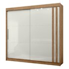 Guarda Roupa Casal 100% Mdf Toquio 2 Portas De Correr 4 Gavet