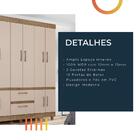 Guarda Roupa Casal 10 Portas 2 Gavetas 20102 Araplac