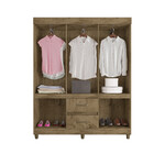 Guarda Roupa Casal 10 Portas 2 Gavetas 20102 Araplac