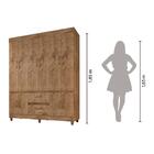 Guarda Roupa Casal 10 Portas 2 Gavetas 20102 Araplac