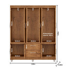 Guarda Roupa Casal 10 Portas 2 Gavetas 20102 Araplac