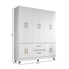 Guarda Roupa Casal 10 Portas 2 Gavetas 20102 Araplac