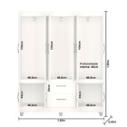 Guarda Roupa Casal 10 Portas 2 Gavetas 20102 Araplac