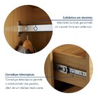 Guarda Roupa Casal 10 Portas 3 Gavetas 100% Mdf Lucca Cinamom