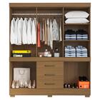 Guarda Roupa Casal 10 Portas 3 Gavetas Mônaco Aramóveis