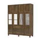 Guarda Roupa Casal 10 Portas 4 Espelhos 3 Gavetas E Pés Paris