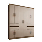 Guarda Roupa Casal 10 Portas 4 Gavetas 1430 Araplac