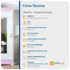 Guarda Roupa Casal 10 Portas 4 Gavetas 1430 Araplac
