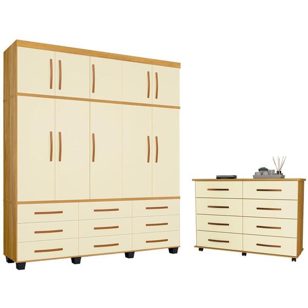 Guarda Roupa Casal 10 Pt E Comoda 8 Gv Th59jd50 Mpri