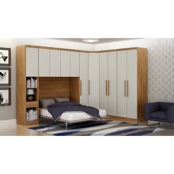 Guarda Roupa Casal 11 Portas 7 Gavetas Com Ponte Aérea Cairo