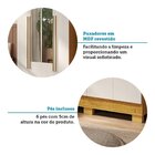 Guarda-roupa Casal 133cm 4 Portas Com Espelho Willow Espresso