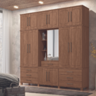 Guarda Roupa Casal 13 Portas 7 Gavetas Guatemala Jabotá