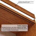 Guarda-roupa Casal 160cm 2 Portas De Correr Com Espelho Flex