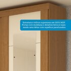 Guarda-roupa Casal 160cm 2 Portas De Correr Com Espelho Flex