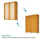 Guarda Roupa Casal 160cm 2 Portas De Correr Flex Color 100% M