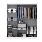 Guarda-roupa Casal 164cm X 200cm Slim Branco