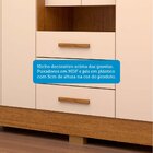 Guarda-roupa Casal 178,80cm 6 Portas 3 Gavetas Capelinha Com