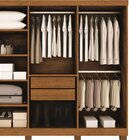 Guarda Roupa Casal 180cm 6 Portas 2 Gavetas Com Pés Rio Espre
