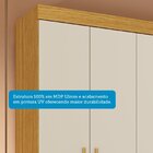 Guarda-roupa Casal 180cm 6 Portas Sakura Espresso Móveis Natu