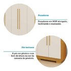 Guarda-roupa Casal 180cm 6 Portas Sakura Espresso Móveis Natu