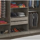 Guarda-roupa Casal 1 Espelho 3 Portas De Correr 2 Gavetas Mdf