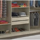 Guarda-roupa Casal 1 Espelho 3 Portas De Correr 2 Gavetas Mdf