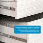 Guarda-roupa Casal 205,2cm 6 Portas 100% Mdf Petunia Espresso