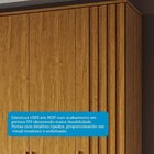 Guarda-roupa Casal 205,2cm 6 Portas 100% Mdf Petunia Espresso