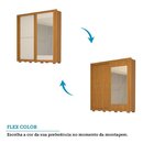 Guarda-roupa Casal 210,30cm 2 Portas De Correr Com Espelhos 1