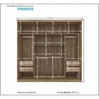 Guarda-roupa Casal 219cm 4 Portas De Correr 4 Gavetas Ipanema