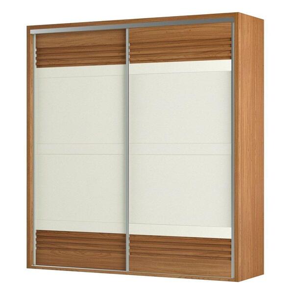 Guarda Roupa Casal 223cm 2 Portas De Correr 100% Mdf Tw602 Fr