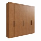 Guarda Roupa Casal 228x233 6 Portas 2 Gavetas Bélgica  Carval