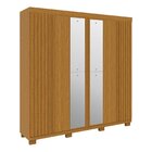 Guarda-roupa Casal 230,10cm 6 Portas Ripado 6 Gavetas Com Esp