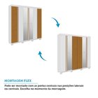 Guarda-roupa Casal 230,10cm 6 Portas Ripado 6 Gavetas Com Esp