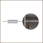 Guarda Roupa Casal 231x230cm 6 Portas 3 Gavetas Haia  Branco