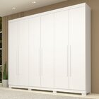 Guarda Roupa Casal 243,90cm 6 Portas 100% Mdf Buganvílea Espr