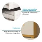 Guarda Roupa Casal 243,90cm 6 Portas Com Espelho 100% Mdf Bug