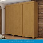 Guarda-roupa Casal 243cm 3 Portas De Correr Flex Color 100% M