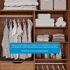 Guarda-roupa Casal 264cm 2 Portas De Correr Com Espelho 100%