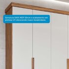 Guarda-roupa Casal 267cm 6 Portas 100% Mdf Linhares Espresso
