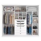 Guarda-roupa Casal 267cm 6 Portas Com Espelho 100% Mdf Linhar