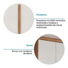 Guarda-roupa Casal 267cm 6 Portas Com Espelho 100% Mdf Linhar