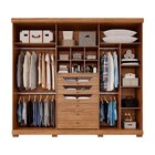 Guarda-roupa Casal 267cm 6 Portas Com Pés 100% Mdf Linhares E