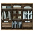 Guarda Roupa Casal 273cm 6 Portas 4 Gavetas Versalhes Santos