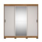 Guarda Roupa Casal 2 Espelhos 3 Portas De Correr 4 Gavetas Fr