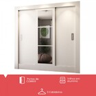 Guarda-roupa Casal 2 Metros 3 Portas De Correr Com Espelho Lo