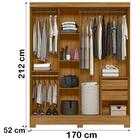 Guarda Roupa Casal 2 Portas 0350 Moval